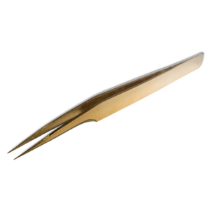 Pinzas de pestañas con punta de fibra de sujeción fuerte de etiqueta privada, pinzas de extensión de pestañas de volumen recto, pinzas de pestañas personalizadas - Product Image 2