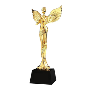 Trophée musical personnalisé en métal, trophée de récompense, décoration intérieure, cadeaux, trophées plaqués or, sculpture d'<span class=keywords><strong>animaux</strong></span>, décoration intérieure - Product Image 4