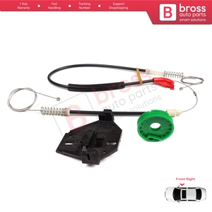 Kit di Riparazione Alzacristalli BWR5063 Anteriore Destro per Transporter <span class=keywords><strong>T4</strong></span> MK4 Eurovan <span class=keywords><strong>Caravelle</strong></span> 1990-2003 7D0959802 - Product Image 6
