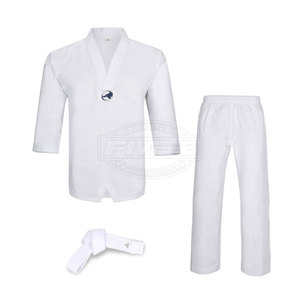 Uniformes de Taekwondo con Logotipo de Diseño Personalizado, Conjuntos de Uniformes Deportivos 100% Algodón Personalizables para Adultos, para Jiu Jitsu y Entrenamiento - Product Image 6