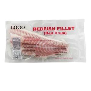 Custom Packed 10lbs/ctn Frozen Redfish fillet Factory Price Export Frozen Fish Red Drum Fillet Fish