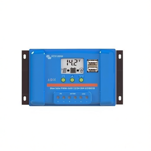 ตัวควบคุมการชาร์จพลังงานแสงอาทิตย์ Victron BlueSolar PWM-LCD&USB 12/24V 20A รุ่น SCC010020050 - Product Image 1