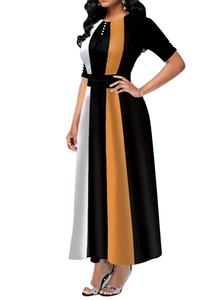 Robe de luxe avec logo brodé pour femmes, Abayas, personnalisé, dubaï, ouvert, robes musulmanes, doublure multicolore, ensemble de robes - Product Image 2