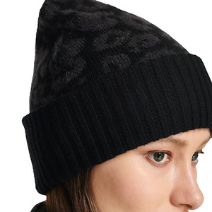 Gorro de Jacquard OEM con logotipo personalizado, gorro de punto cálido para eventos de ropa informal y estilo callejero - Product Image 5