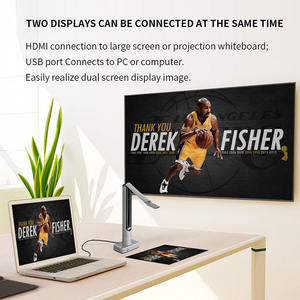 Proiettore professionale con presentazione visiva Wireless con dimensioni di scansione A3 con <span class=keywords><strong>Display</strong></span> 4K da 13 megapixel visualizzatore digitale per fotocamera documento WIFI - Product Image 6