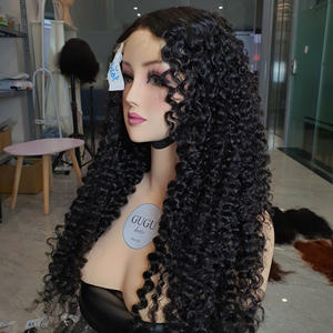 วิกผมคนแบบชาวพม่าแบบม้วนยาวสองชั้นพร้อมลูกไม้ใส - Product Image 3