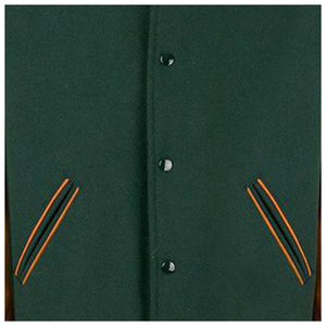 Venta al por mayor personalizado bordado Spandex Varsity chaqueta Unisex impreso último diseño chaquetas de béisbol - Product Image 6