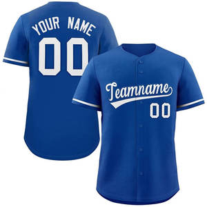 Jersey de béisbol personalizado con tela y detalles de materiales MOQ bajo Envío mundial Precio directo de fábrica Ajuste perfecto para equipos - Product Image 6