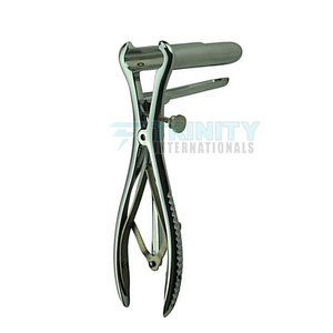 TRINITY INTERNATIONALS Pakistan : Ensemble d'instruments vétérinaires en acier inoxydable, légers, manuels, pour spéculum rectal, Classe I A+ - Product Image 2