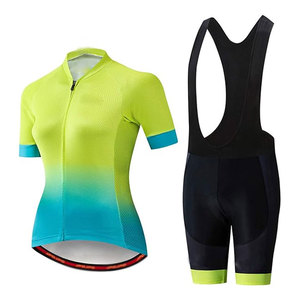 Uniforme de Ciclismo para Mujer, Tejido Elástico, Ajuste Suave, Ropa de Ciclismo de Competición - Product Image 1