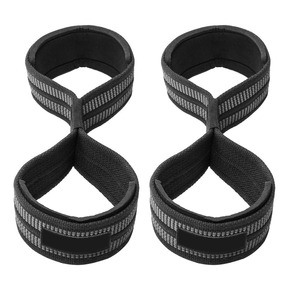 Premium Customized Cotton Figure 8 Wrist Straps For <b>Weight</b> Lifting Gym Support <b>Hand</b> Bar Grips Strength Training - Product Image 5