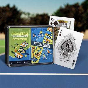 Naipes de Plástico Personalizados OEM-D205, Tamaño Bridge, Doble Baraja, Acabado Brillante/Mate, Caja de Regalo Promocional Familiar - Product Image 2