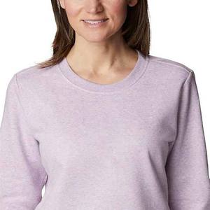 Coupe ample col rond coton polaire côtelé poignets et ourlet respirant vêtements pour femmes grande taille sweats à capuche nouveauté 360g - Product Image 2