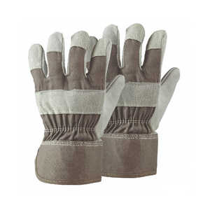 Guantes de trabajo de seguridad resistentes canadienses Rigger de calidad única Guantes DE TRABAJO canadienses resistentes de cuero - Product Image 1