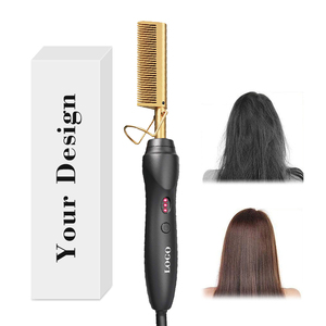 Plancha de <span class=keywords><strong>Pelo</strong></span> <span class=keywords><strong>El</strong></span>éctrica de Última Tendencia 2026, Peine <span class=keywords><strong>Alisador</strong></span> de Calor Rápido, Cable Giratorio 360°, Plancha Portátil para Viajes, Salón y Uso Doméstico - Product Image 1