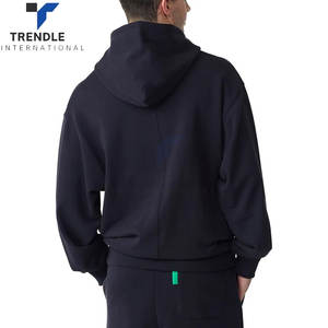 Mens Globe Premium Pullover Fleece Soft Cotton Hoodie Sweatshirt Regular Fit Casual Streetwear Winter Autumn Embroidered - Product Image 4
