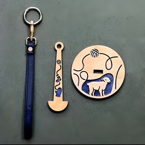 Productos de madera personalizados de alta calidad, superventas, dispensador de soporte de bola de hilo de muñeca de madera para ganchillo, soporte de hilo de muñeca de madera - Product Image 5