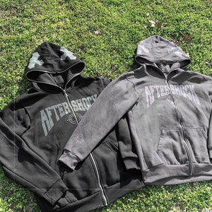 Sudadera con Capucha Personalizada de Primera Calidad, Estilo Urbano, Hip Hop, para Hombre, Estampada, Extra Grande, con Cremallera, Informal, Unisex - Product Image 1