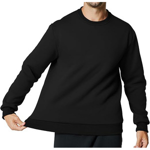 <b>Mens</b> Heavyweight Fleece Sweatshirt Thick Cotton <b>Pullover</b> Crewneck Winter Warm Wear for Casual Outdoor and Street Use - Product Image 3