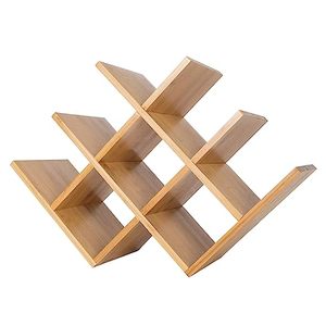 Soporte de madera con acabado Natural para vino, alta calidad, elegante, uso en bares, Hotel y casa, venta al por mayor - Product Image 6