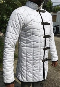 เสื้อโค้ท Gambeson ยุคกลางปรับแต่งได้คอสเพลย์มีขนาดให้เลือก-ส่งออกผ้าฝ้ายหนาสำหรับฤดูหนาว - Product Image 2