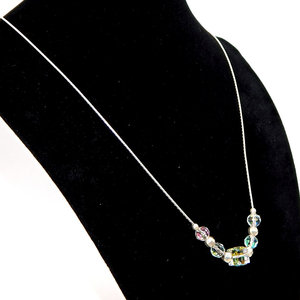 . 925 collana in argento Sterling perline di cristallo religioso con guscio di corallo al quarzo agata turchese zaffiro granato perla regalo - Product Image 2