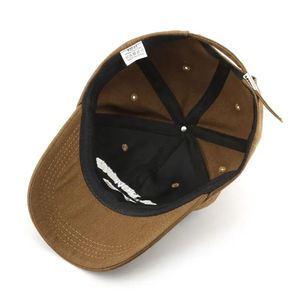 Gorra de béisbol bordada con logotipo personalizado Sombrero de algodón ajustable personalizado OEM para uniformes de equipo de promoción Sombreros personalizados - Product Image 2
