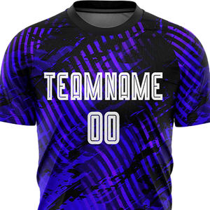 Kit de football par sublimation complète personnalisé pour hommes et femmes maillot de football confortable en tissu doux et léger 100% polyester - Product Image 4