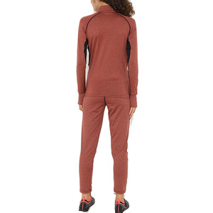 Service OEM – Ensemble de survêtement décontracté deux pièces pour femme, hiver, entraînement et jogging, 100 % coton respirant, logo personnalisé imprimé - Product Image 4
