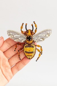 Classic Design Top Quality Wholesale Handmade Casual and Party Wear Beaded Fashion <b>Jewelry</b> Brooches for <b>Kids</b> Girls - Product Image 5