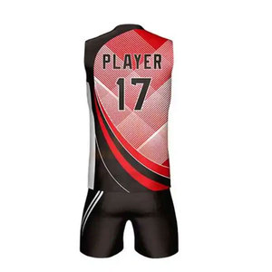Camiseta de voleibol ligera de alta calidad personalizada, uniformes deportivos para hombres y mujeres, estampados por sublimación, colores personalizados, Logo XXXS, conjuntos - Product Image 3