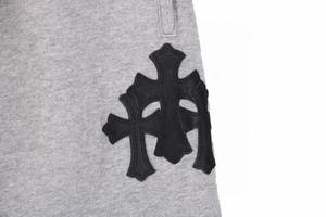 Pantalon de survêtement homme 100% coton confortable gris Joggers noir imprimé graphique pantalon de détente athlétique poches décontracté Streetwear mi - Product Image 4