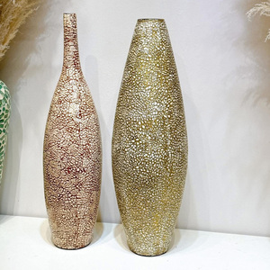 Mosaïque nacre sol vase artisanal irisé MOP coquille incrustation vases pour la décoration de la chambre - Product Image 4