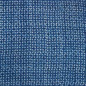 Tela de Sarga de Algodón 100% Orgánico de Alta Calidad con Estampado Floral Índigo para Vestidos, Cortinas, Ropa de Cama, Decoración del Hogar, Bolsos y Telas No Tejidas - Product Image 2