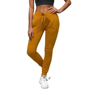 กางเกงวอร์มผู้หญิงผ้าขนแกะแห้งเร็วระบายอากาศได้ดีเป็นมิตรกับสิ่งแวดล้อมชุดวิ่งตามสั่งแนวสตรีท - Product Image 3