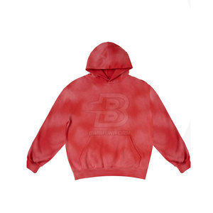Pull personnalisé de haute qualité Sweats à capuche délavés au soleil Tenue décontractée d'hiver avec motif solide - Product Image 1