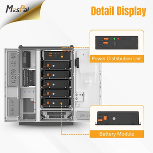 Mespal OEM 125kw 261kwh lưu trữ năng lượng hệ thống pin công nghiệp thương mại ESS năng lượng mặt trời lưu trữ năng lượng container - Product Image 5