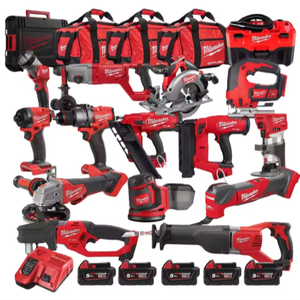 Ready To Ship NEW Original Milwaukees 2695-15 2896-26 M18 FUEL 18V Cordless Power Lithium-Ion 15-<b>Tool</b> Combo Kit - Product Image 2