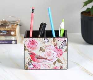 Niapessel Pencil Holder for <b>Desk</b> Cute Frog Pen Holder Storage Desktop Penr <b>Desk</b> Pencil Brush Holder for Office School College - Product Image 1