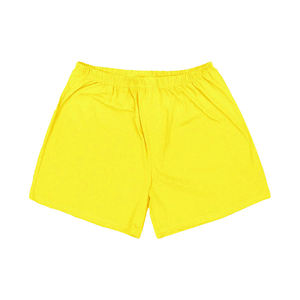 Pantalones cortos de yoga para gimnasio y entrenamiento para hombre, color púrpura sólido, logotipo personalizado, pantalones cortos transpirables, comodidad, cintura elástica para caminar sostenible - Product Image 2