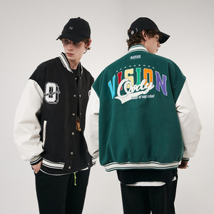 Wholesale Letterman Jacket Men Winter Baseball Jacket - Product Image 6