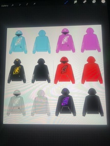 เสื้อมีฮู้ดแขนยาวทรงโอเวอร์ไซส์สำหรับผู้ชายผู้หญิงเลือกสีได้ทุกขนาด - Product Image 2