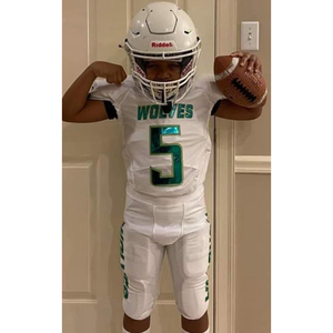 Uniforme de fútbol americano de estilo único, camiseta de fútbol americano de equipo personalizado con nombre de equipo - Product Image 6