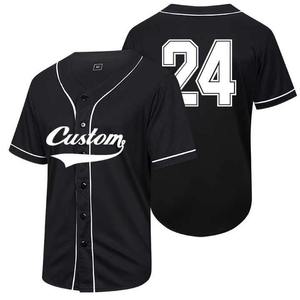 Diseño impreso Camisas de béisbol Ropa deportiva Nuevo estilo Cómodo y transpirable Uniforme de béisbol Multicolor - Product Image 1