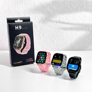 LAXASFT H9 Pro Max สมาร์ทวอทช์ 2.19 นิ้วหน้าจอสัมผัส IPS เครื่องติดตามการออกกำลังกายสำหรับไอโอเอส แอนดรอยด์ ยูนิเซ็กส์กันน้ำได้ - Product Image 6