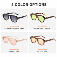 Lunettes de soleil en acétate Mellume OEM ODM, lunettes de soleil noires en acétate, logo personnalisé, marque privée, fournisseur d'usine d'optiques pour hommes et femmes
