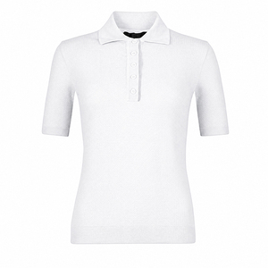 Camiseta de punto 3D para mujer, transpirable y hecha de polipropileno 100%, polo técnico para trabajo, personalizable al por mayor - Product Image 3