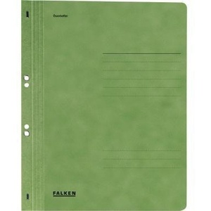 Falken DIN <b>A4</b> 250g/m Recycled Green Manila Cardboard Eyelet <b>Folder</b> New Eco-Friendly Product - Product Image 1