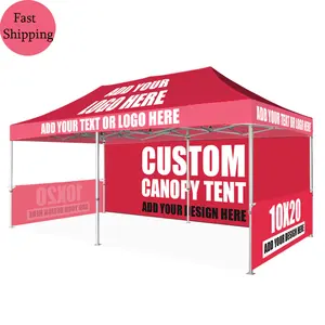 促销帐篷天篷铝制框架帐篷，带有定制品牌标志，用于宣传