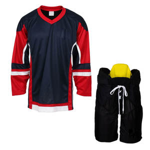 Uniforme de Hockey sobre Hielo de Spandex/Algodón de Calidad Superior, Hecho a Medida para Hombres, Conjuntos de Práctica para Equipos Deportivos con Colores y Tallas Personalizadas - Product Image 1